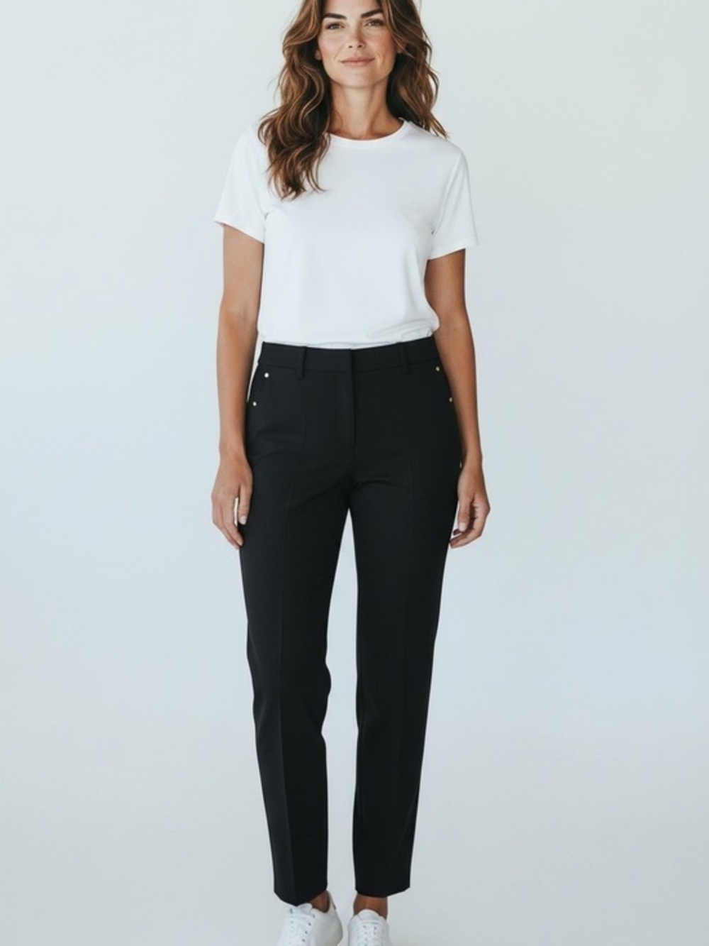 Chico’s So Slimming Black Ankle Pants Size 3 Short